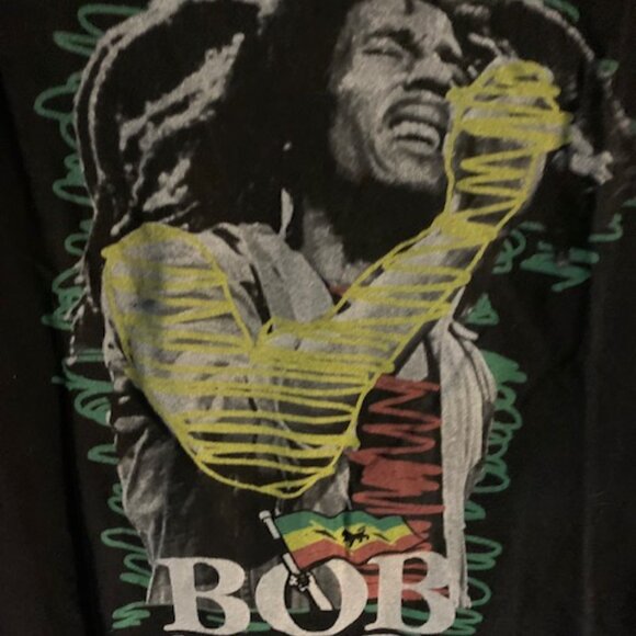 BOB MARLEY  MENS BAND TEE - Picture 3 of 4